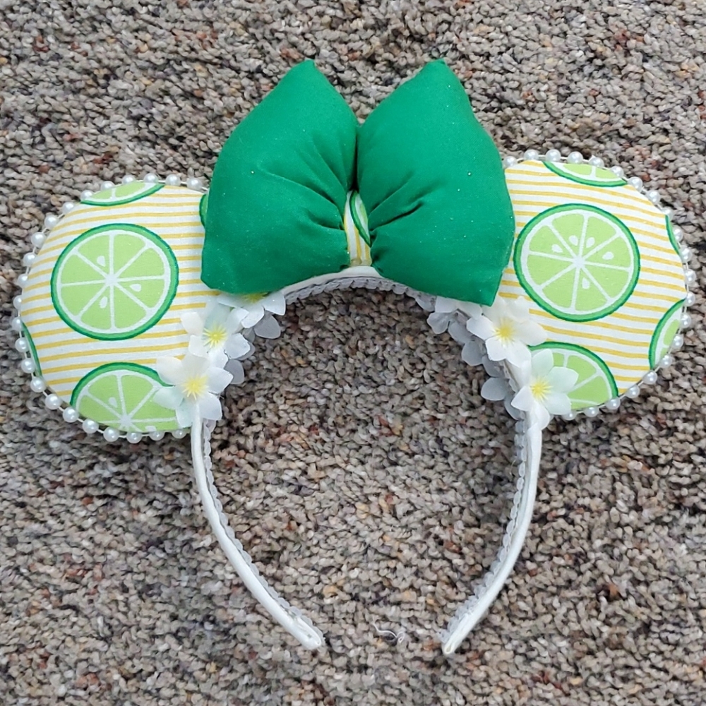 Lime Green and Yellow Disney Ears Headband